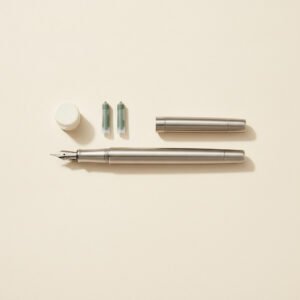 Brushed Steel Fountain Pen
