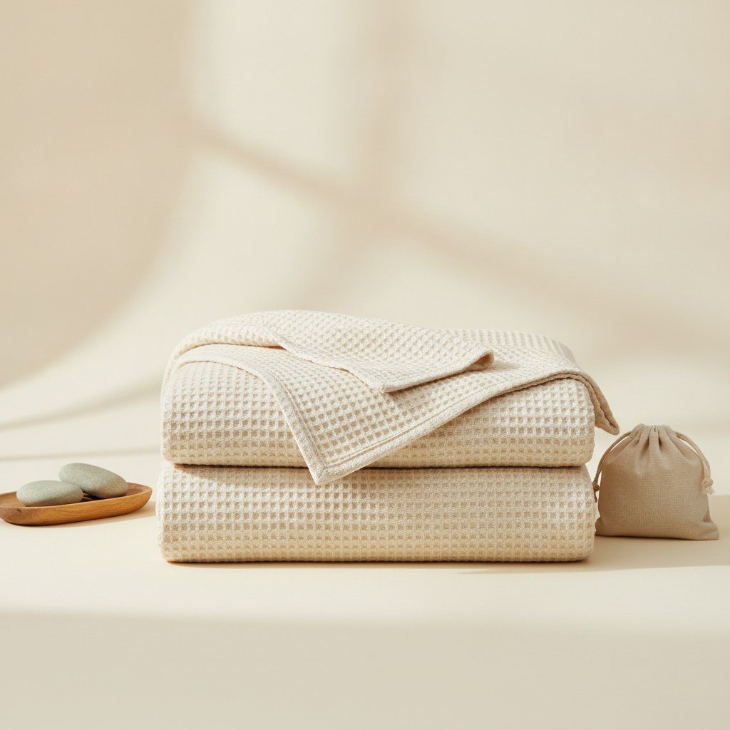 Cotton Waffle Blanket