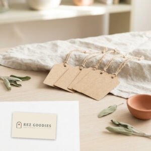 Kraft Gift Tags, Set of Six