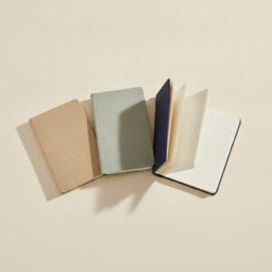 Linen-Bound Notebook Set