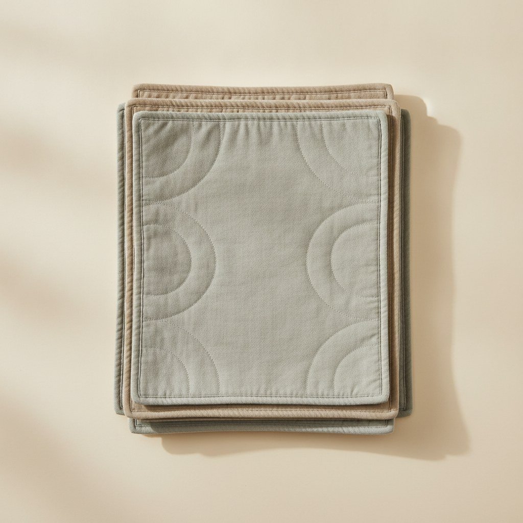 Quilted Table Mats, Set of Four