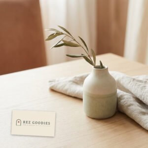 Stoneware Bud Vase
