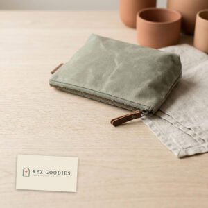 Waxed Canvas Pouch
