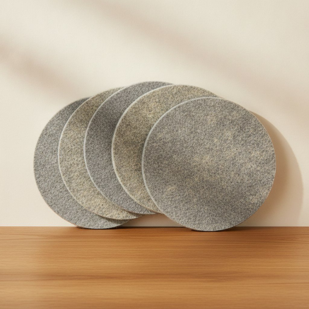Wool Felt Coasters, Set of Six